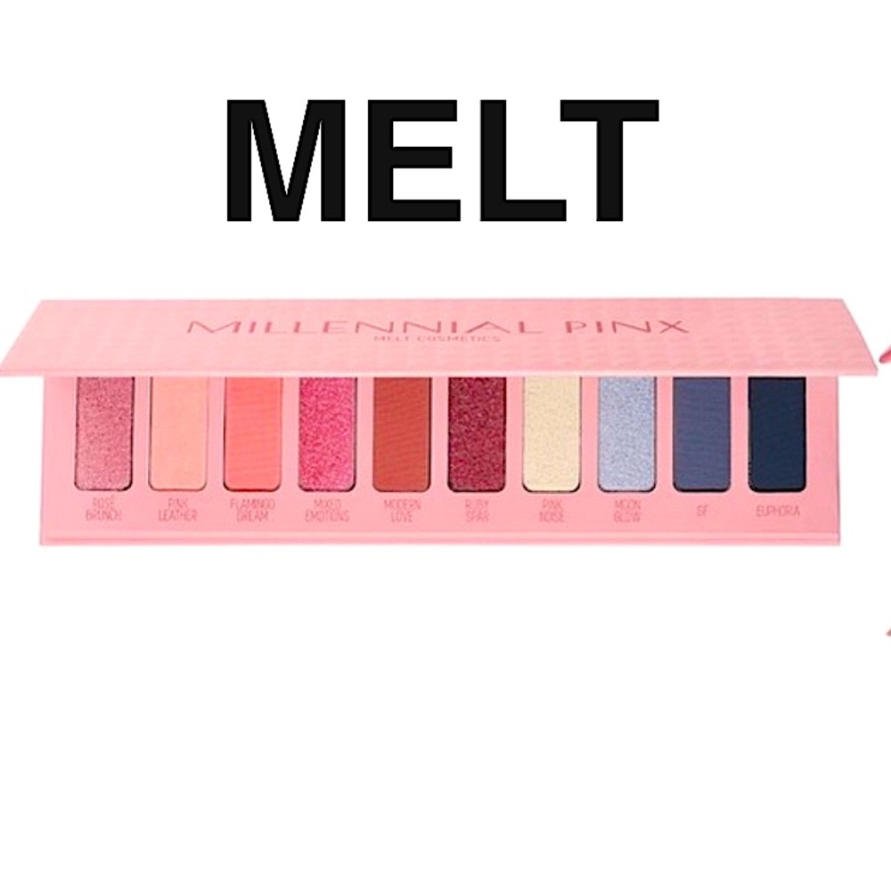 MELT Millennial Pink Eyeshadow Palette RARE $72 No Longer Made! NEW